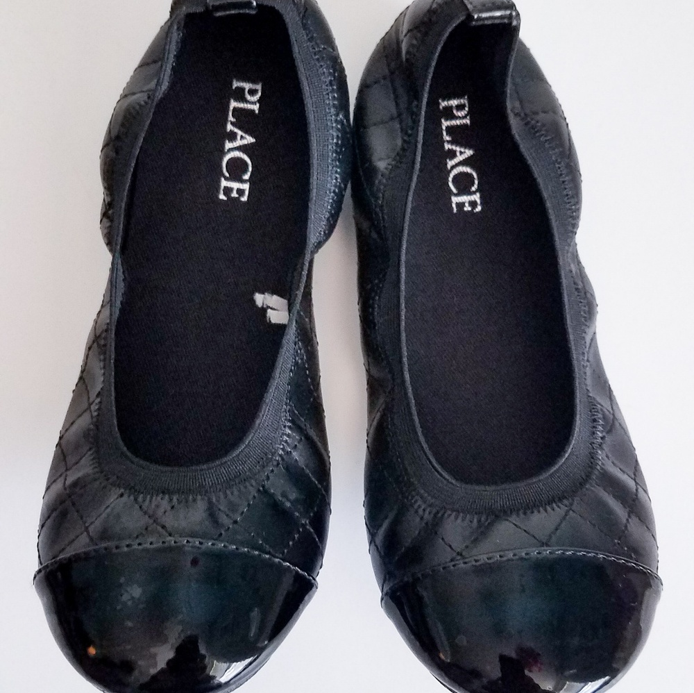 Girls Quilted Kayla Ballet Flat